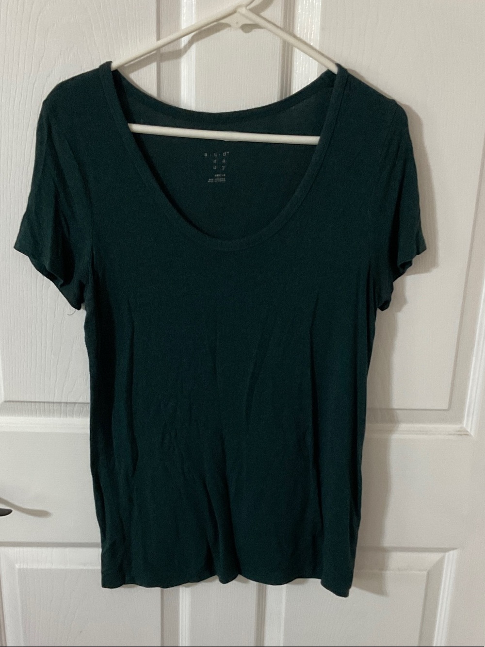 Target Women's Scoop Neck Tee - Dark Teal